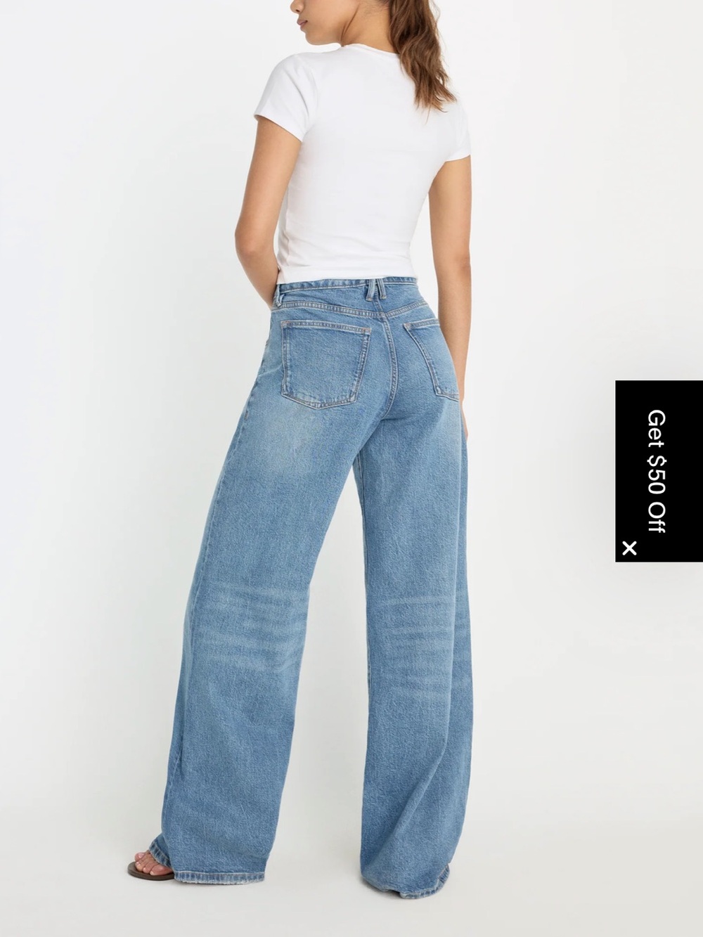 Good American Good Ease relaxed jeans tall
